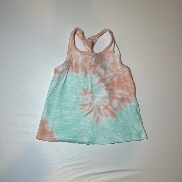GAP Kids Blue and Orange Tie-Dye Twist Back Tank Top Size 2T - Picture 5 of 5